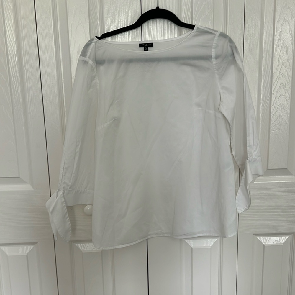 Petite women’s white blouse